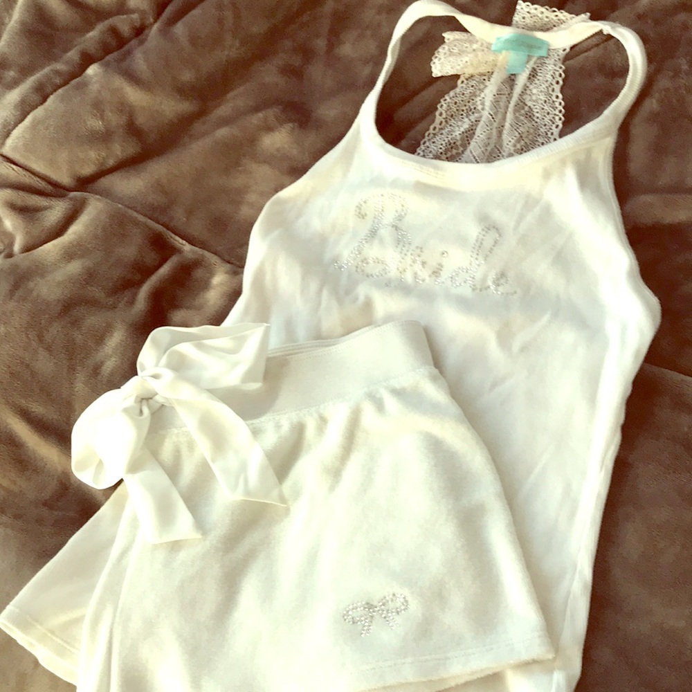 NWOT Betsey Johnson Bride Pajama Set